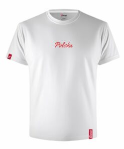 Oryginalna Koszulka z Nadrukiem xPatriot Napis Czerwony POLSKA