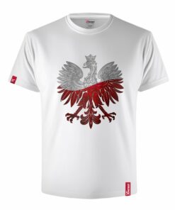 Oryginalna Koszulka z Nadrukiem xPatriot Orzeł Polski – Biała