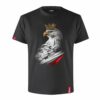 Oryginalna Koszulka z Nadrukiem xPatriot Orzeł w Koronie – Czarna