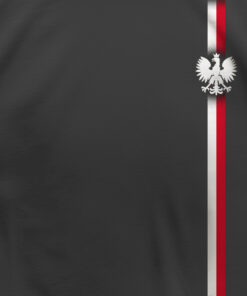 Męska czarna Patriotyczna Koszulka xPatriot – Polska Orzeł