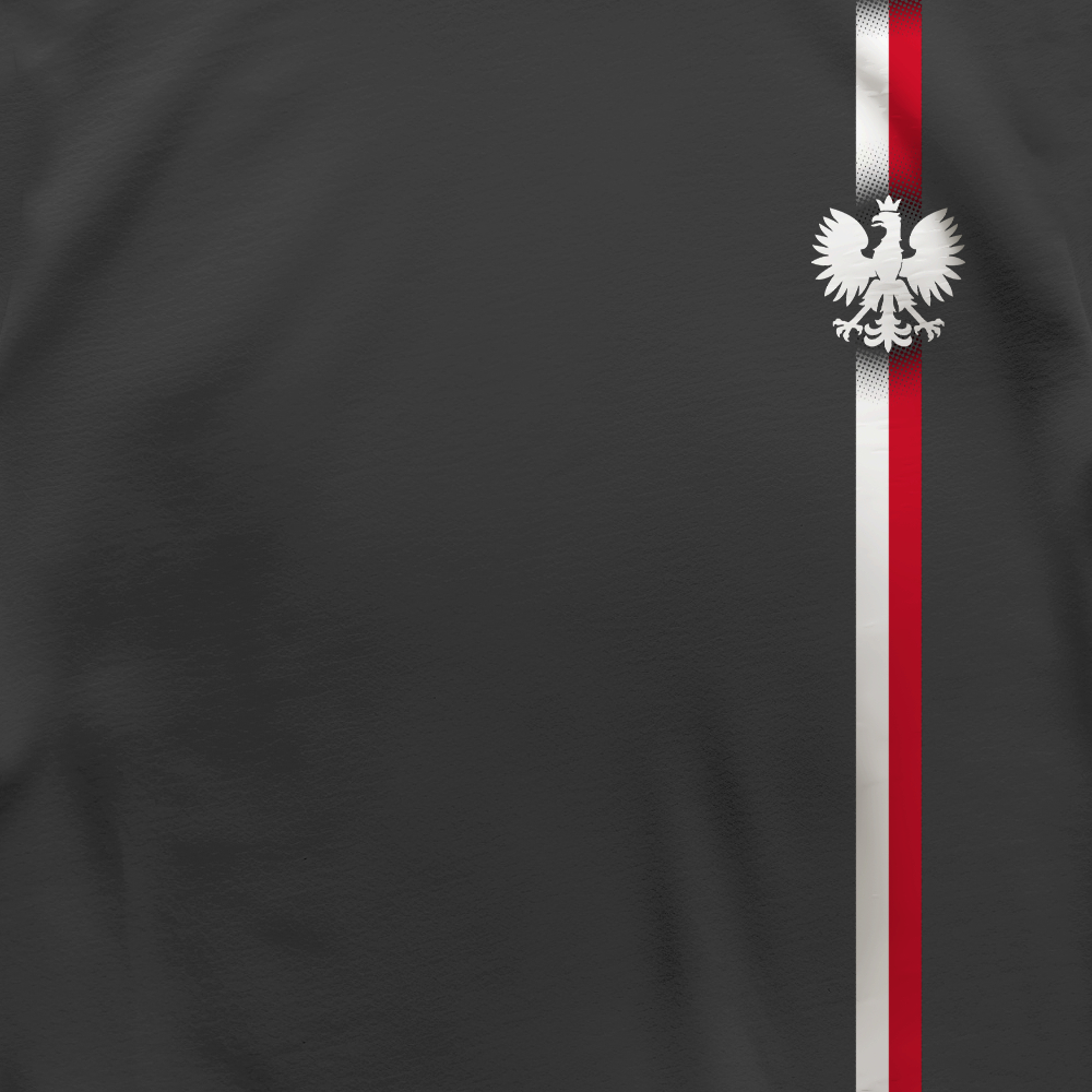 Męska czarna Patriotyczna Koszulka xPatriot – Polska Orzeł