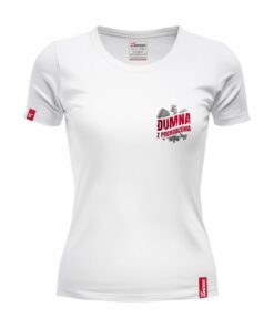 Biała Koszulka z Nadrukiem xPatriot DUMNA Z POCHODZENIA