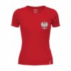 Damska Czerwona Koszulka Patriotyczna xPatriot Klasyczny Orzeł w Koronie