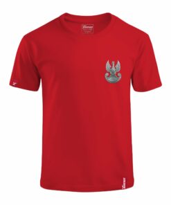 Dziecięca Czerwona Koszulka Patriotyczna xPatriot Orzeł Wojskowy