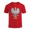 Dziecięca Czerwona Koszulka Patriotyczna xPatriot Orzeł w Koronie – Polska