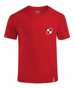 Dziecięca Czerwona Koszulka Patriotyczna xPatriot Szachownica Lotnicza