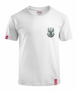 Dziecięca Patriotyczna Koszulka xPatriot Orzeł Wojskowy – Biała