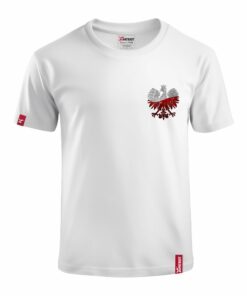 Dziecięca Patriotyczna Koszulka xPatriot Orzeł w Barwach Flagi Polski – Biała