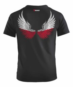 Alternative view of Dziecięca Patriotyczna Koszulka xPatriot Skrzydła Wolności – Polska Czarna