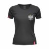 Koszulka Patriotyczna Damska xPatriot Klasyczny Orzeł w Koronie – Czarna