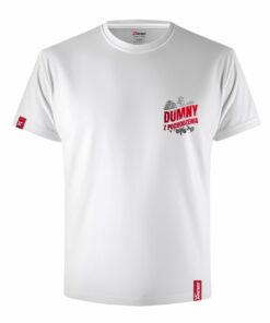 Oryginalna Biała Koszulka z Nadrukiem xPatriot DUMNY Z POCHODZENIA