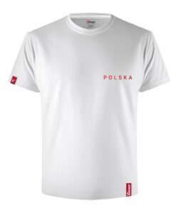 Oryginalna Biała Męska Koszulka Patriotyczna xPatriot POLSKA – Biała