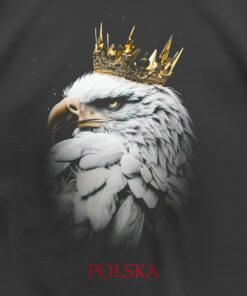 Oryginalna Czarna Damska Koszulka Patriotyczna xPatriot – Orzeł w Koronie zoom