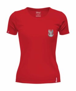Oryginalna Damska Czerwona Koszulka Patriotyczna xPatriot – Orzełek Wojska Polskiego
