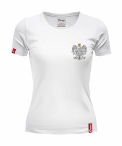 Oryginalna Damska Koszulka Patriotyczna xPatriot Klasyczny Orzeł w Koronie – Biała