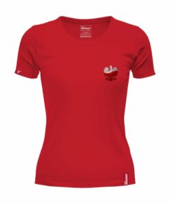 Oryginalna Damska Koszulka z Nadrukiem xPatriot ORZEŁ – Czerwona