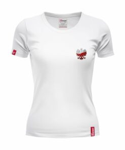Oryginalna Koszulka Damska z Nadrukiem xPatriot ORZEŁ – Biała