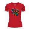 Oryginalna Koszulka Damska z Nadrukiem xPatriot POLSKA FOLK – Czerwona