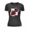 Oryginalna Koszulka Patriotyczna Damska xPatriot SZACHOWNICA LOTNICZA – Czarna