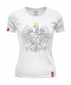 Oryginalna Koszulka Patriotyczna Damska xPatriot – Orzeł Biały z Koroną