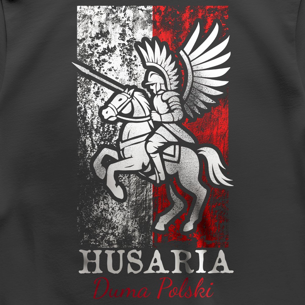 Oryginalna Koszulka Patriotyczna Damska xPatriot Husaria – Duma Polski – Czarna