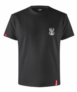 Oryginalna Męska Czarna Koszulka Patriotyczna xPatriot – Orzełek Wojska Polskiego