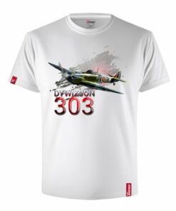 Oryginalna Męska Koszulka Patriotyczna xPatriot Dywizjon 303 – Biała