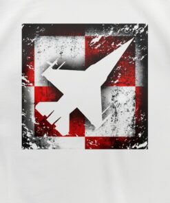 Szachownica Lotnicza z Myśliwcem – Biała