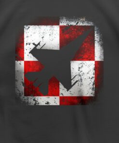 Szachownica Lotnicza z Myśliwcem – Czarna