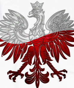 Męska biała Patriotyczna Koszulka xPatriot – Polska Orzeł