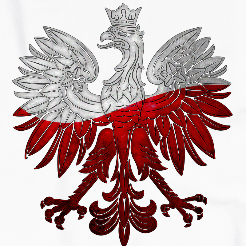 Męska biała Patriotyczna Koszulka xPatriot – Polska Orzeł