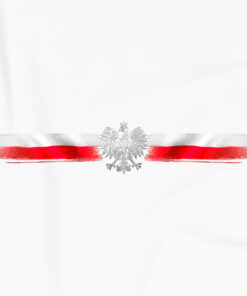 Męska biała Patriotyczna Koszulka xPatriot – Polska Orzeł