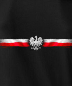 Męska biała Patriotyczna Koszulka xPatriot – Polska Orzeł
