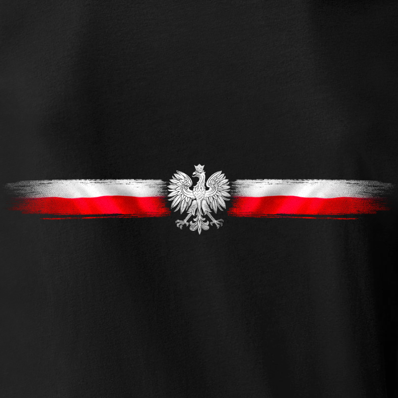 Męska biała Patriotyczna Koszulka xPatriot – Polska Orzeł