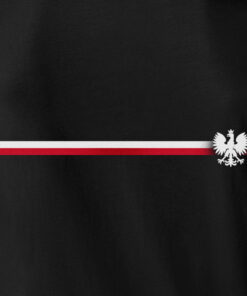 Męska czarna Patriotyczna Koszulka xPatriot – Polska Orzeł