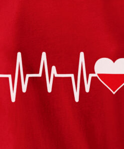 zbliżenie wzór bicie serca kolor czerwona