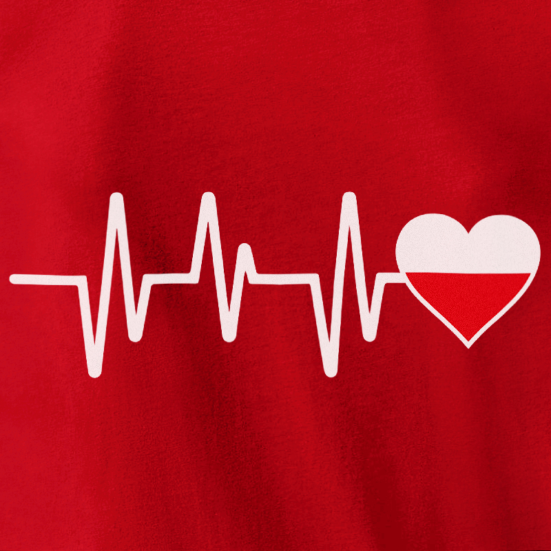 zbliżenie wzór bicie serca kolor czerwona