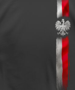 Męska czarna Patriotyczna Koszulka xPatriot – Polska Orzeł