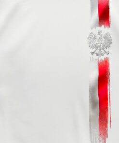 Męska biała Patriotyczna Koszulka xPatriot – Polska Orzeł