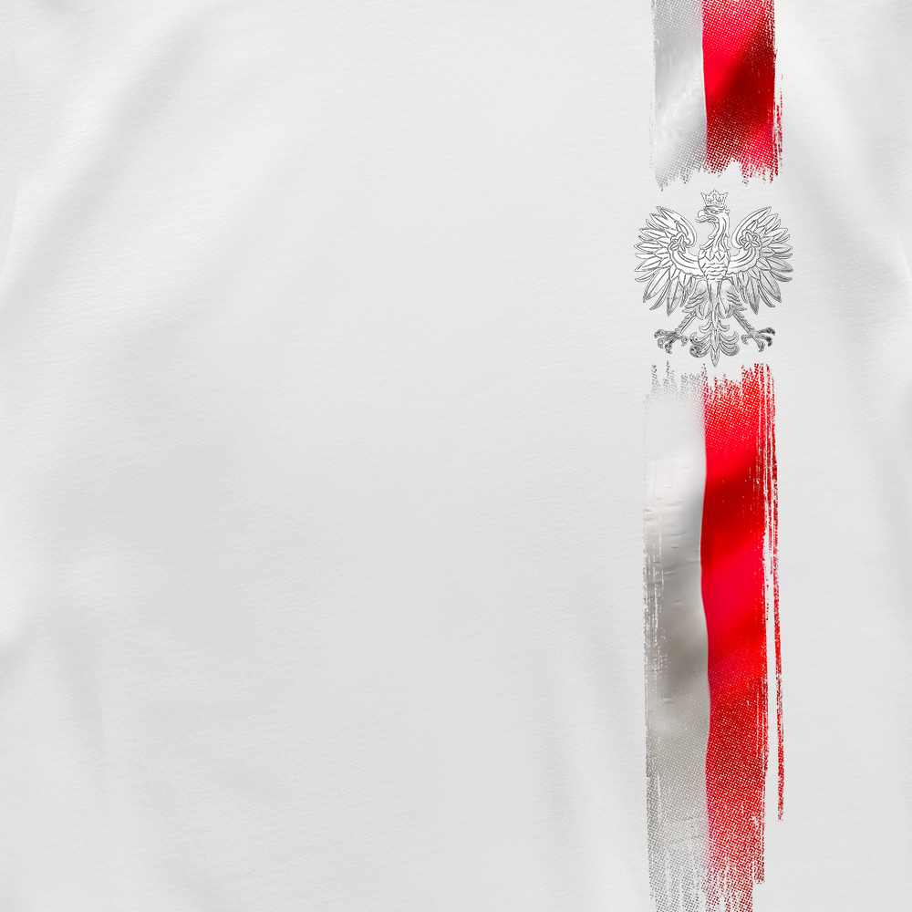 Męska biała Patriotyczna Koszulka xPatriot – Polska Orzeł