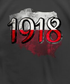 Alternative view of Damska Koszulka Patriotyczna xPatriot – 1918 Czarna