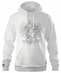 Biała Bluza Patriotyczna xPatriot – Orzeł Biały z Koroną
