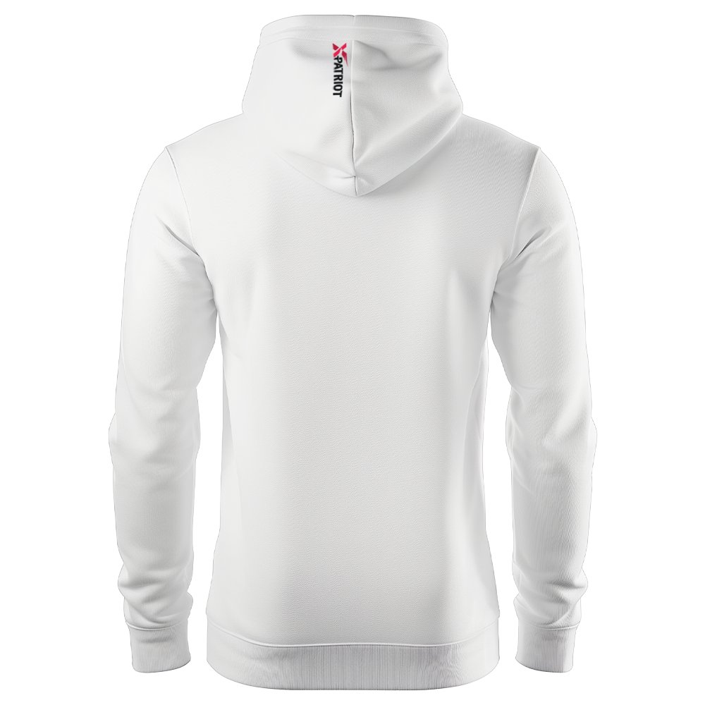 Biała Męska Bluza Patriotyczna xPatriot – Orzełek z Koroną na piersi - obrazek 3