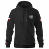 Czarna Bluza Męska Patriotyczna xPatriot – Orzeł i Flaga