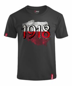 Dziecięca Koszulka Patriotyczna xPatriot 1918 Czarna