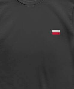 Dziecięca Patriotyczna Koszulka xPatriot – Flaga Polski – Czarna