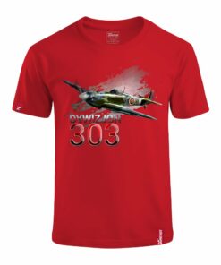 Dziecięca Patriotyczna Koszulka xPatriot – Dywizjon 303 – Czerwona