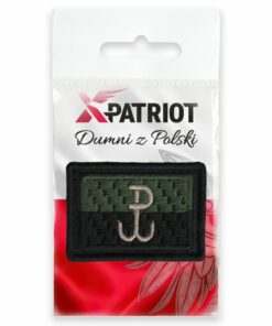 Haftowana Plakietka xPatriot Znak Polski Walczącej – Wojskowa – Na Rzep