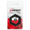 Haftowana Plakietka xPatriot – Flaga Polski z Orłem – Rzep + Pins