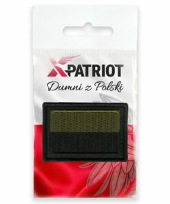 Haftowana Plakietka xPatriot – Flaga Polski – Wojskowa – Na Rzep